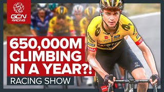 40000km amp 74 Everests In A Year The Impressive Stats Of Pro Cyclists  GCN Racing News Show [upl. by Ahsiyt671]