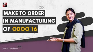 How to Manage MaketoOrder MTO Manufacturing in Odoo 16  How To Activate MTO In Odoo 16 [upl. by Otreblon26]