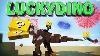 Minecraft Mods  LUCKY BLOCK CHALLENGE  Dinosaurs Lucky Block Mod [upl. by Regine661]