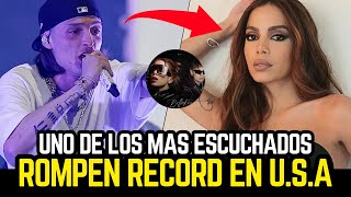 ¡¡PESO PLUMA Y ANITTA LIDERAN ESTADOS UNIDOS SIENDO UNO DE LOS MAS ESCUCHADOS SPOTIFY [upl. by Alphonso]