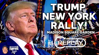 WATCH FULL REPLAY President Donald Trump Rally At ICONIC Madison Square Garden in New York [upl. by Jahdal]