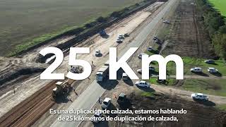 Kicillof e Y Zurieta supervisaron la obra de la Ruta Provincial N° 41 [upl. by Suneya]