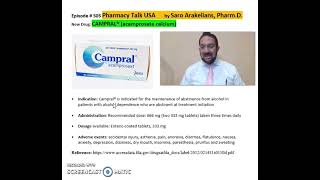 CAMPRAL® acamprosate calcium abstinence from alcohol [upl. by Iegres593]