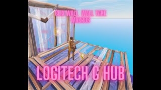 HOW TO GET WALL TAKING MACROS for fortnite logitech g hub [upl. by Nyrmak944]