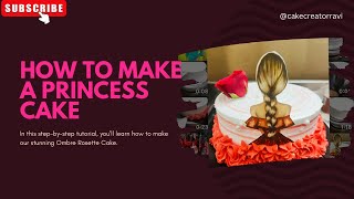 How to make a birthday cake for girls   Queen of cake 👸 [upl. by Farrar]