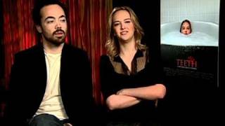 Teeth  Exclusive Jess Weixler and John Hensley [upl. by Ainnat]