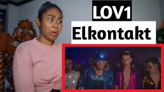 Lov1  Elkontakt Officiell Musikvideo  Reaction [upl. by Oisacin669]