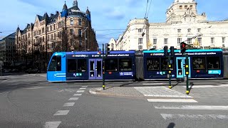 Stockholm Trams  2024  Sweden [upl. by Ydoow]