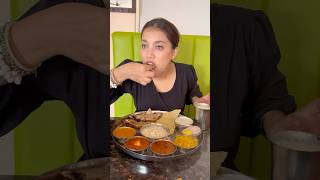 Only ₹250 mai khaya itna bada Rajasthani Thali Rajasthan mai😋 shorts minivlog dailyvlog thali [upl. by Audra]