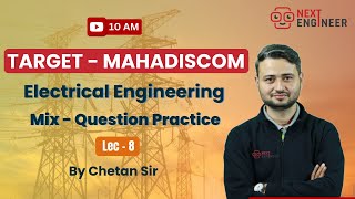 Target  MAHADISCOM MixQuestion Practice for Electrical by Chetan Sir  Next Engineer msedcl [upl. by Aneloaup]