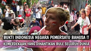 Aksi Kocak Bule Ikut Lomba Mereka Sebut Indonesia Negara Unik Di Dunia Yang Pernah Mereka Temui [upl. by Ebbarta]