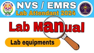 nvs lab attendant lab manual class 2024  nvs lab attendant classes  nvs non teaching exam date [upl. by Hessney]