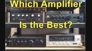 Which Amplifier  Receiver is the Best  Vintage HiFi Audio [upl. by Canotas]