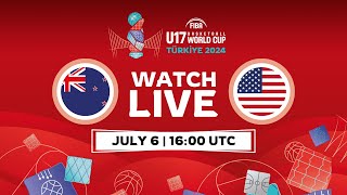 SemiFinals  New Zealand v USA  Full Basketball Game  FIBA U17 Basketball World Cup 2024 [upl. by Evvy]