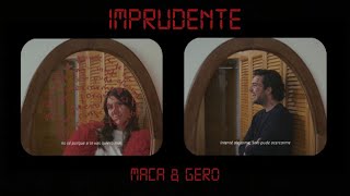 Maca amp Gero  Imprudente Lyric Video [upl. by Anaehs]