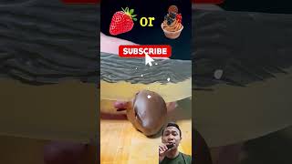 Strawberry 🍓 Or Cake 🍰 chocolate testyourself fruit satisfying funny greenscreen comedy [upl. by Yud]