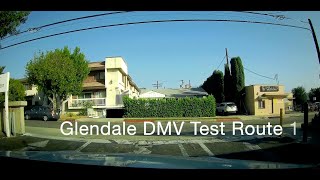 TEST ROUTE 1 Glendale DMV 20222023  Behind The Wheel Drivers License Tip [upl. by Merari]