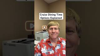 Cruise Dining Time Options Explained shorts [upl. by Eilyk]