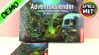 Drei Fragezeichen Adventskalender 2017  Wir öffnen alle 24 Türchen  Fall lösen  Detektivzubehör [upl. by Anerok]