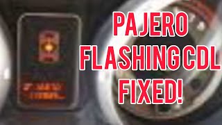 Pajero Flashing Center Diff Lock Light  FIXED [upl. by Leidgam]