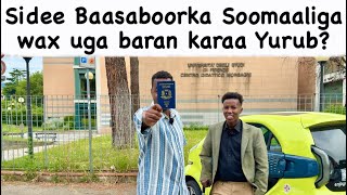 Ma ku aadi karta Talyaaniga aado haystaa baasaboor Soomali  Qaybta 1 🇮🇹 Somalis study in Italy [upl. by Jelks]