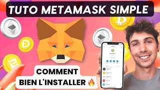 Comment installer METAMASK facilement en 2024  Tutoriel Débutant [upl. by Magdau]