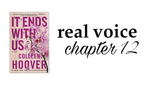 it ends with us audio book  chapter 12 real voice [upl. by Cherie]