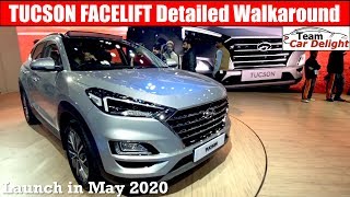 Hyundai Tucson 2020 Facelift Detailed Walkaround  PriceLaunch DateFeaturesEngine OptionsSpecs [upl. by Adey]