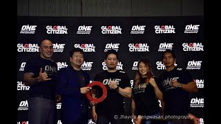 ONE Championship stars Angela Lee Brandon Vera Eduard Folayang are Global Citizen ambassadors [upl. by Connelly]