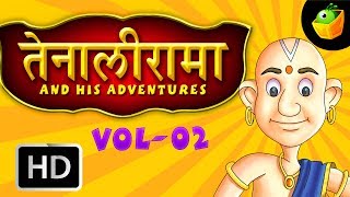 Tenali Raman Full Stories Vol 2 In Hindi HD  MagicBox Animations [upl. by Ynaittirb438]