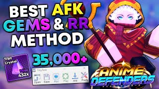 The BEST AFK GemReroll Macro For Update 1 Anime Defenders [upl. by Aile]