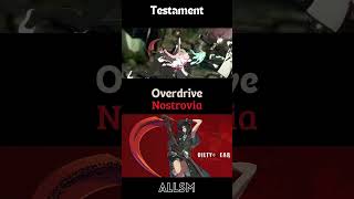 Testament Overdrive Nostrovia Guilty Gear Strive [upl. by Oirrad]