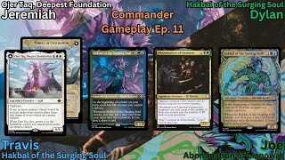 Commander Gameplay Ep11 Hakbal Merfolks x2 v Ojer Taq Tokens v Abomination of Llanowar MTG EDH [upl. by Holey]