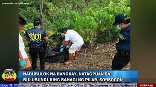 NABUBULOK NA BANGKAY NATAGPUAN SA BULUBUNDUKING BAHAGI NG PILAR SORSOGON [upl. by Eiramnna764]