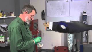 Hartzell Composite Propeller Repair Video  Kevlar Gouge Repair [upl. by Ilzel473]