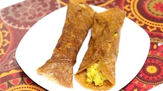 Farali Aloo Masala Dosa for Upvas Vrat  Fasting Recipe from Bhavnas Kitchen [upl. by Caralie387]