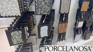 PORCELANOSA TILE AND HARDWOOD FLOOR SHOWROOM WALKING [upl. by Sihonn]