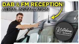 Amplified Antenna to Improve DAB amp FM Reception For Your Van Camper or Motorhome [upl. by Warga347]