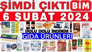 BUGÜN GELİYORR ✅ 6 ŞUBAT DOLU DOLU GIDA ÜRÜNLERİ  AKTÜEL KATALOĞU  YENİ ÇIKTI  BİM AKTÜEL [upl. by Nanfa415]