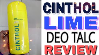 Cinthol Lime Talcum Powder Review  Talcum Powder For Men [upl. by Ettedanreb636]