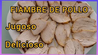 Prepara tu FIAMBRE de pollo CASERO [upl. by Jacky]