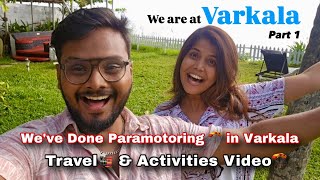 Varkala Trip Part 1  Stunning Cliff Views Shopping Highlights amp Thrilling Paramotoring tamilvlog [upl. by Raquel]