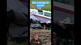 Moving aircraft accident wreckage  Private Pilot [upl. by Nacnud]