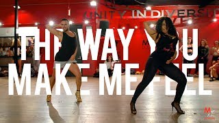 YANIS MARSHALL amp AISHA FRANCIS HEELS CHOREOGRAPHY quotTHE WAY YOU MAKE ME FEELquot MICHAEL JACKSON [upl. by Ynove490]