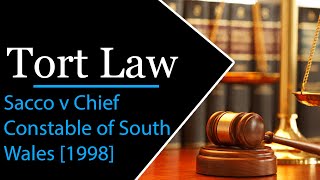 Sacco v Chief Constable of South Wales 1998  tort law  LCN  video  16 [upl. by Cyler]