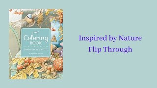 Posh Coloring Book Inspired by Nature by Marjolein Bastin Flip Through [upl. by Asyram291]