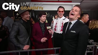 Lukas Graham Tells us Their Plans for After The GRAMMYs [upl. by Marabel895]