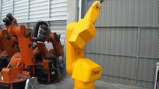 Staubli RX170 HP industrial robot with CS8 controller [upl. by Spieler]