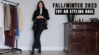 FALLWINTER 2023 TRYON amp STYLING HAUL  Samantha Guerrero [upl. by Dylana]