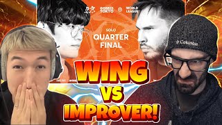 Reacting to WING 🇰🇷 vs IMPROVER 🇷🇺  GBB23 SOLO 14 FINAL  with duncanloops [upl. by Ginny365]